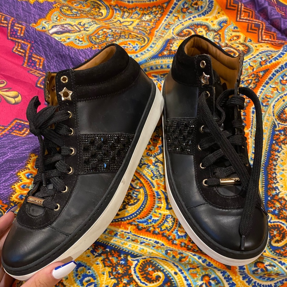 Jimmy Choo mid sneakers